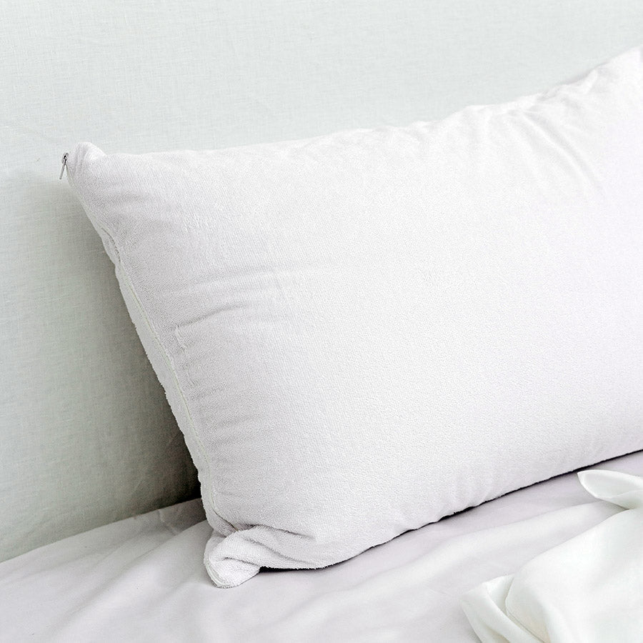 Cotton Bamboo Towelling Waterproof Pillow Protector