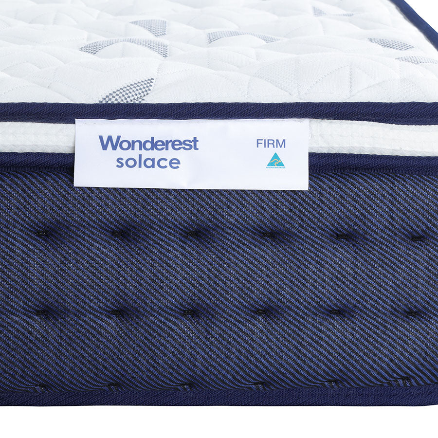 Wonderest Solace Firm Mattress Tag