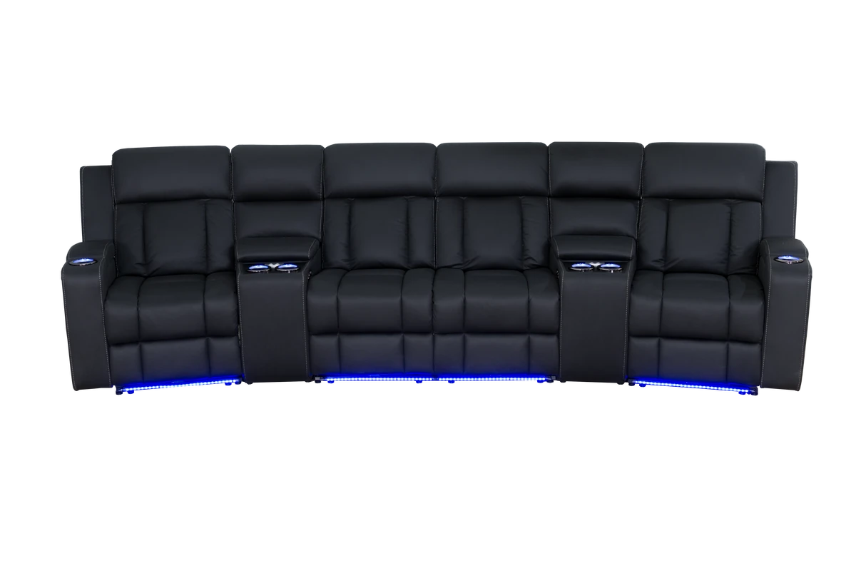 Brookvale 4 Seater Electric Home Theatre Lounge
