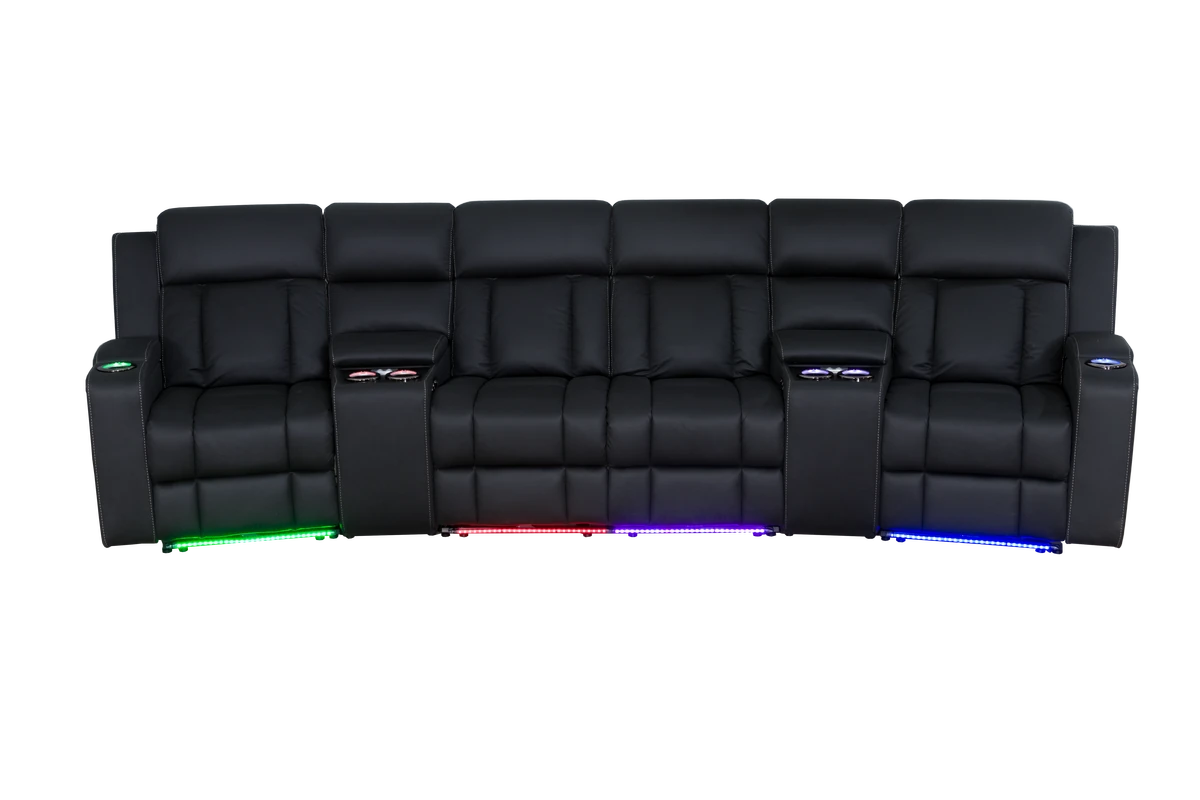 Brookvale 4 Seater Electric Home Theatre Lounge
