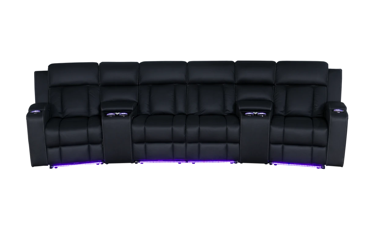 Brookvale 4 Seater Electric Home Theatre Lounge
