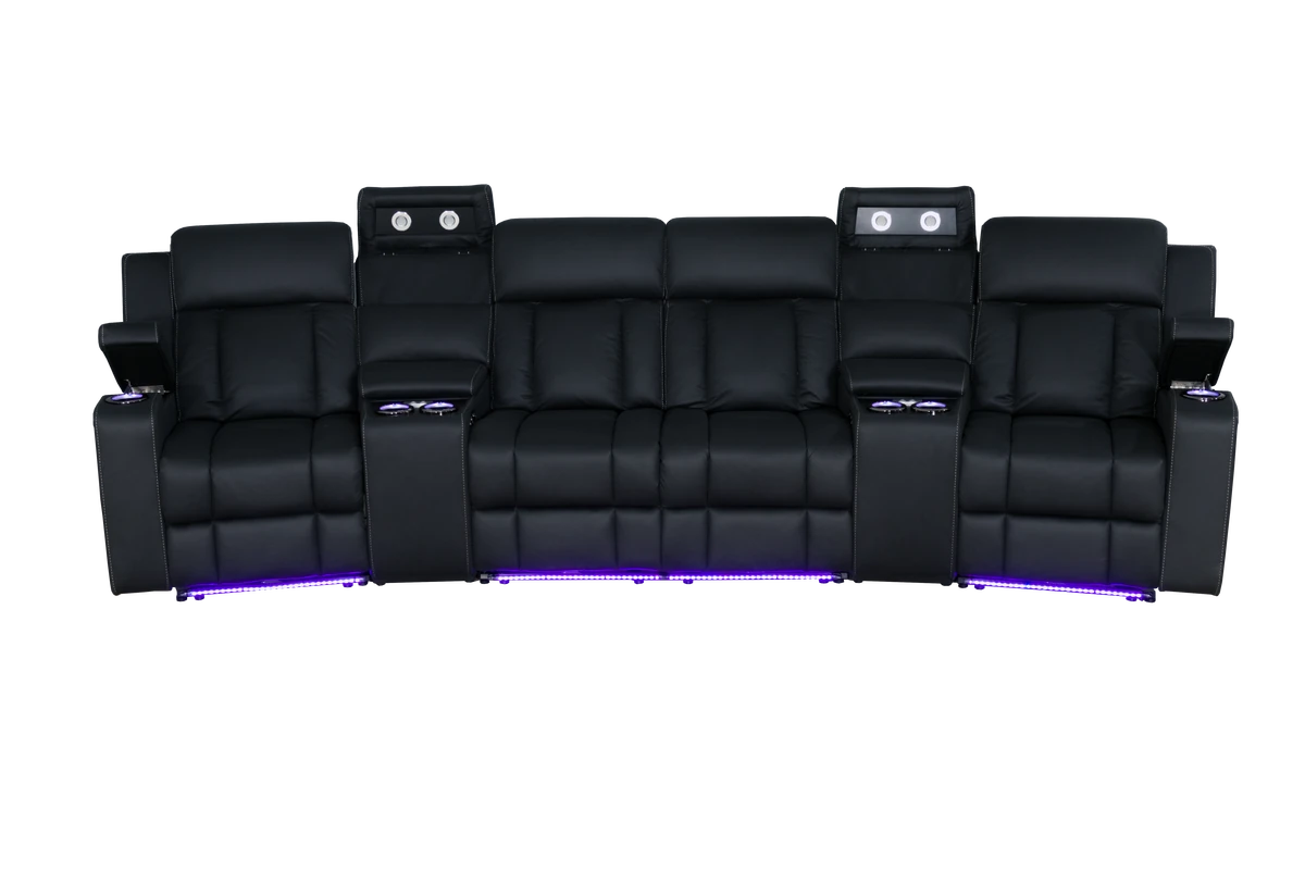 Brookvale 4 Seater Electric Home Theatre Lounge