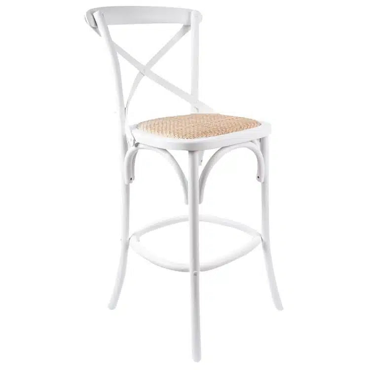Cafe Kitchen Stool with Back