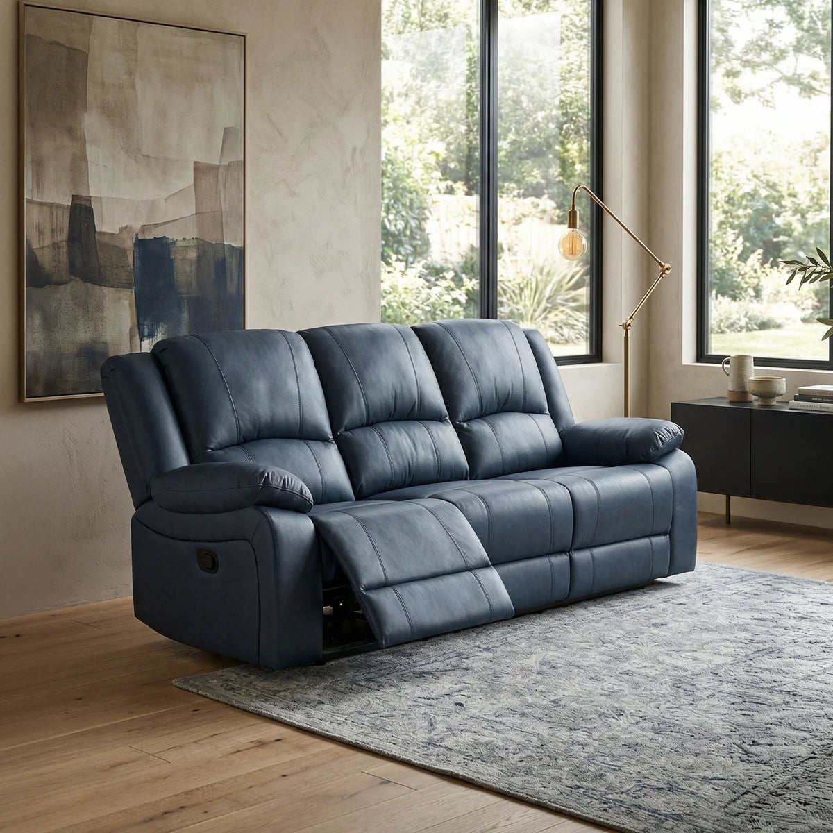 Captain 3 Seater Twin Action with Drop Down Tray