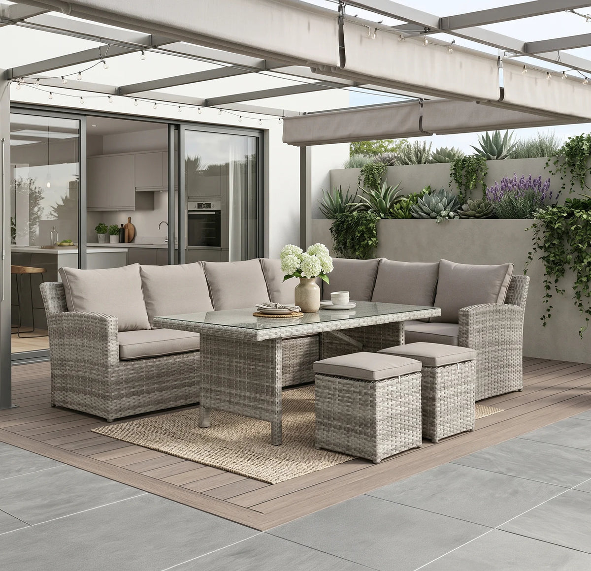 Chios Outdoor Modular Lounge Setting
