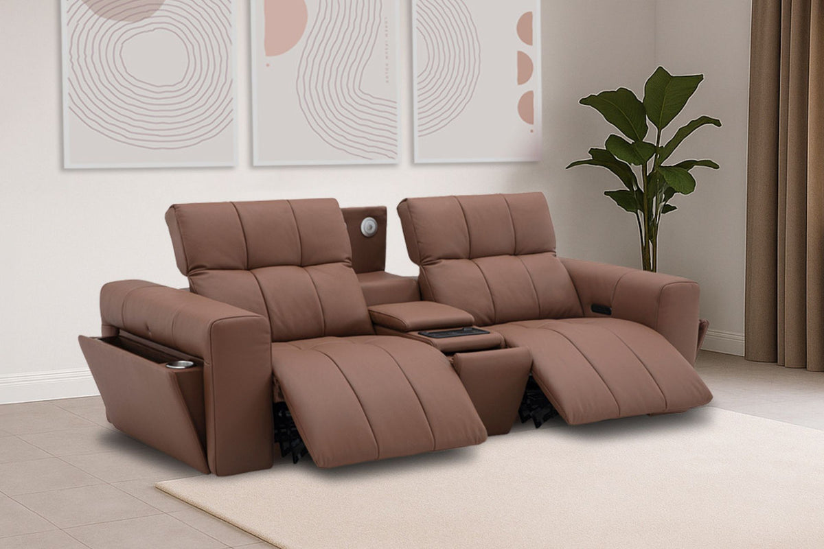 La-Z-Boy Durham 2 Seater Power Reclining Sofa with Console