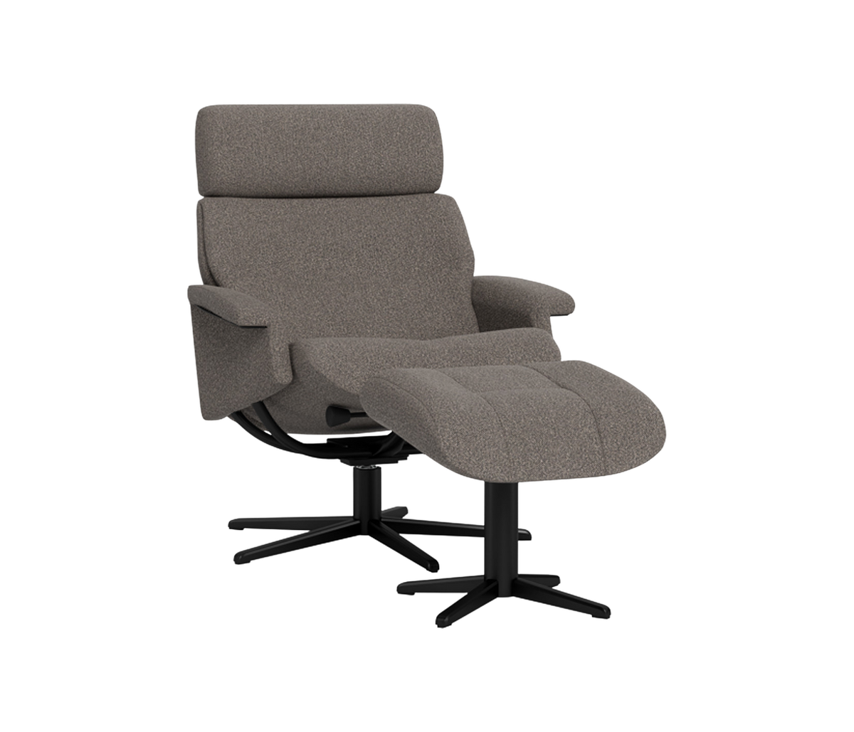 La-Z-Boy Malaga Swivel Recliner + Footstool