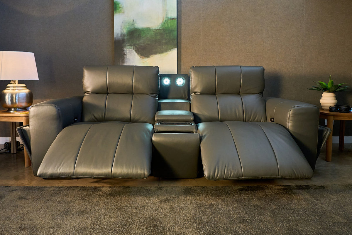 La-Z-Boy Durham 2 Seater Power Reclining Sofa with Console