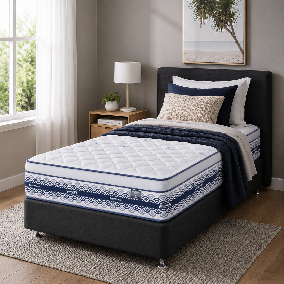 SleepMaker Miracoil Deloraine Plush Mattress Single