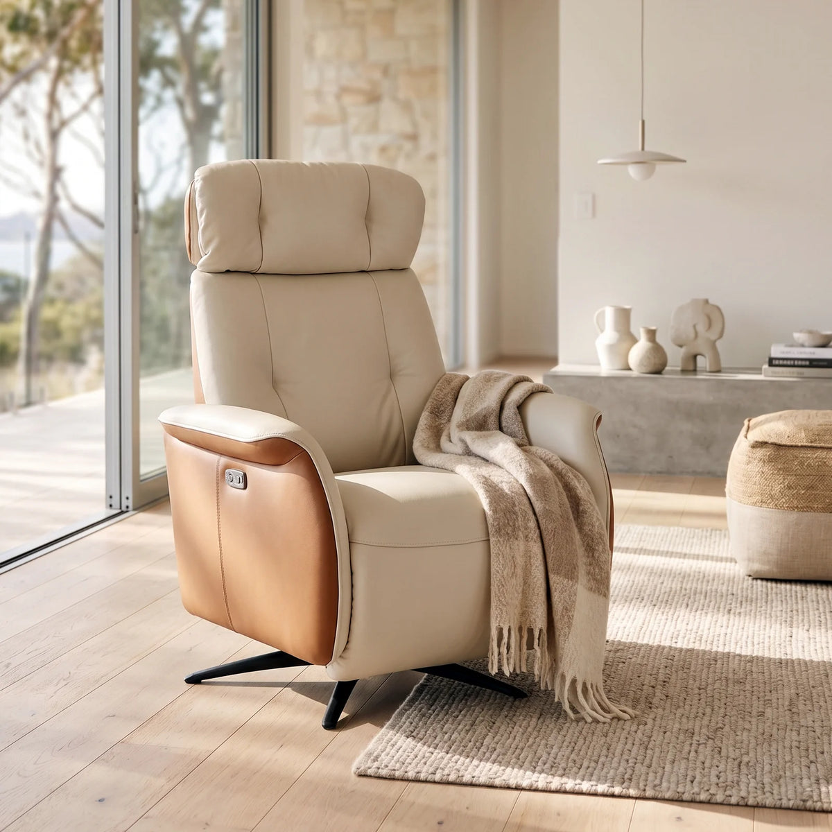 Sanctuary Swivel Electric Recliner
