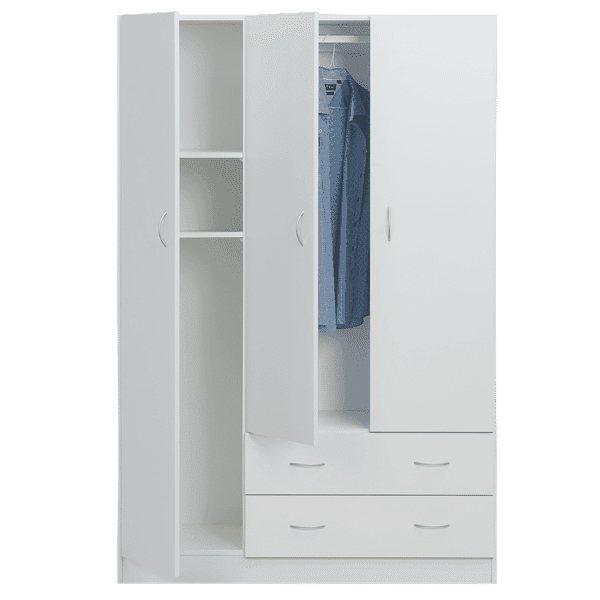 Wardrobe - 3 door, 2 drawer