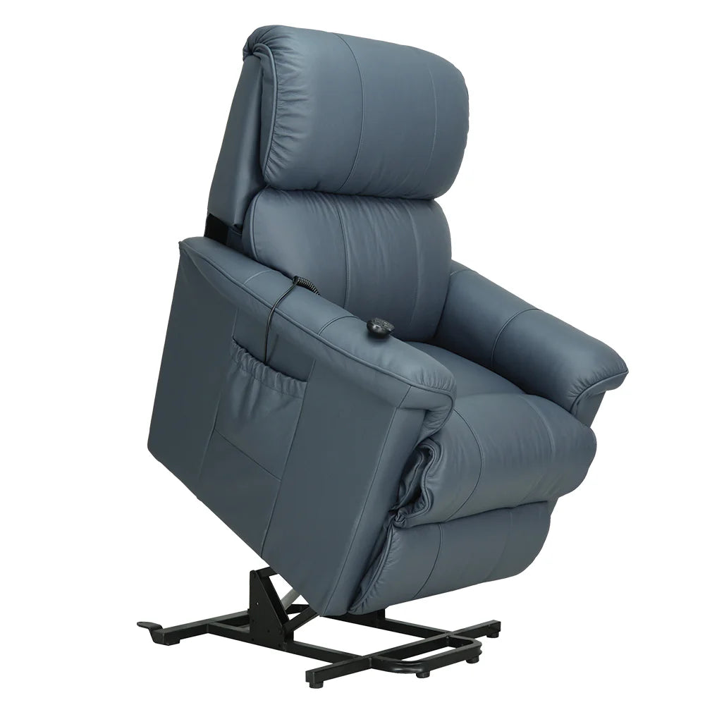 Stanley Bronze Power Lift Leather Chair