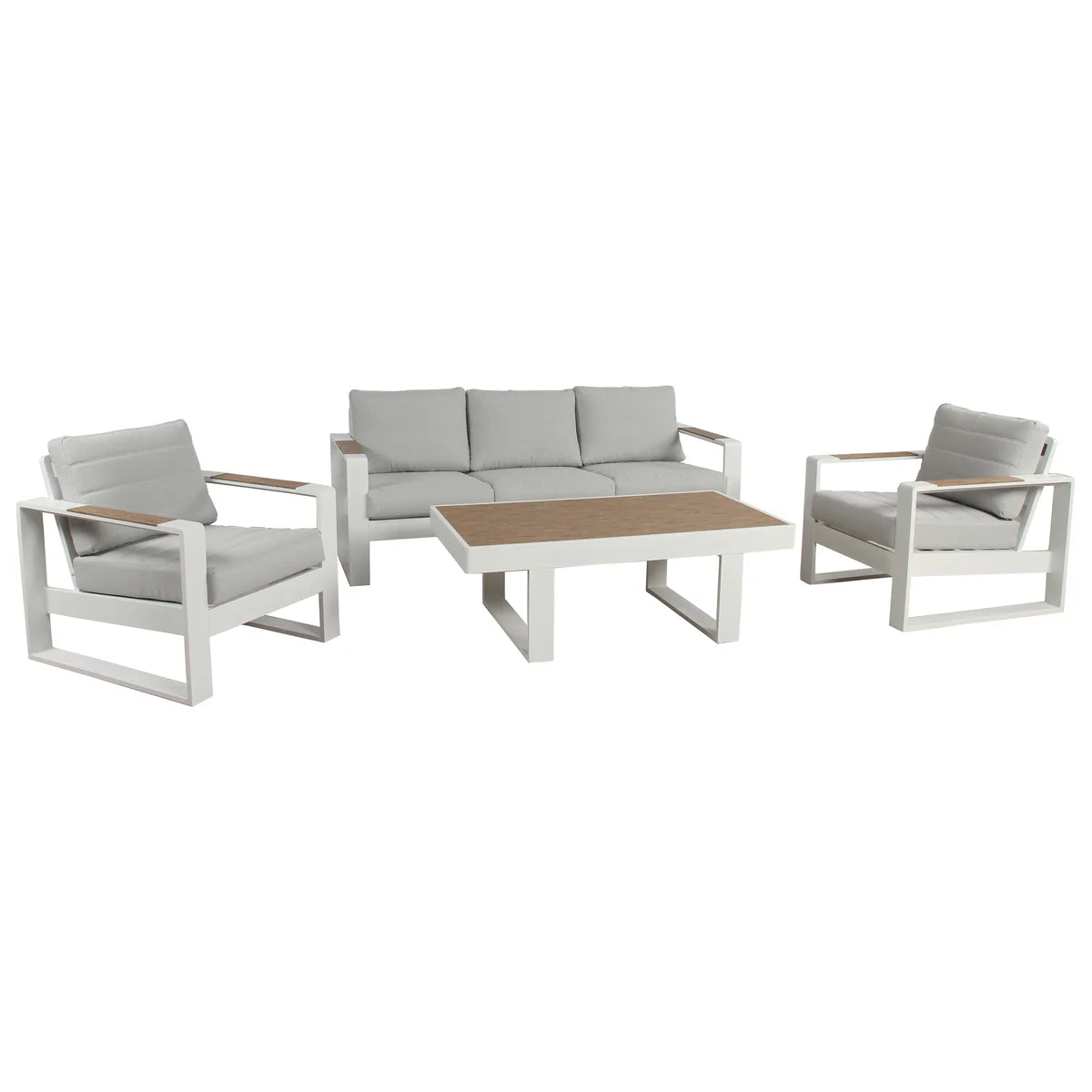 Maderia 4 Piece Outdoor Lounge Setting