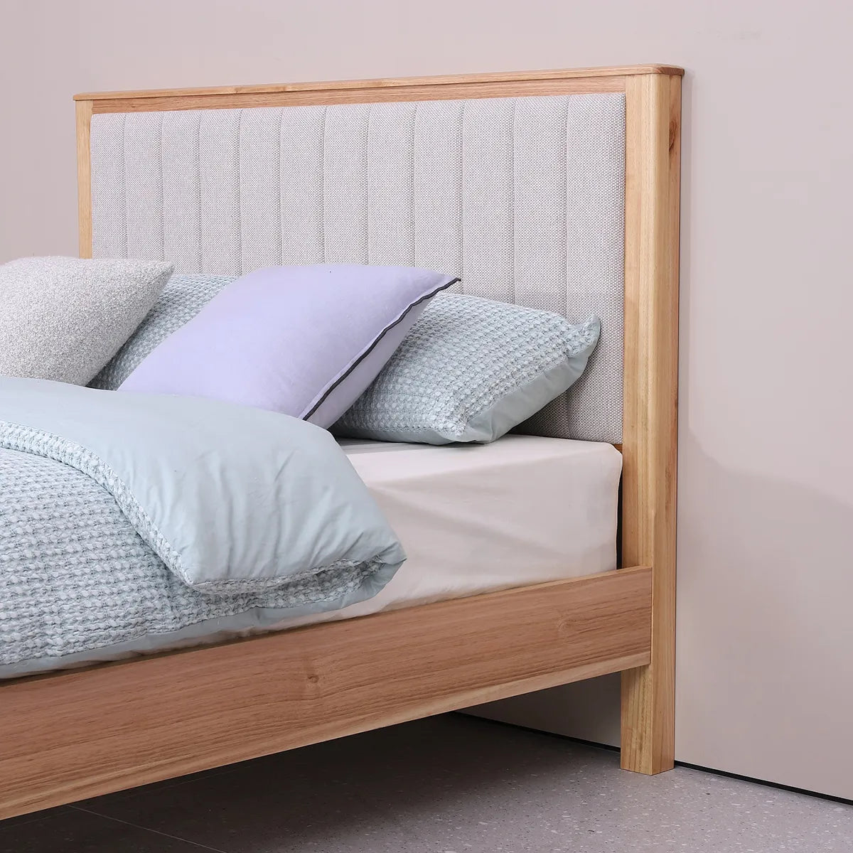 Made with solid New Zealand Ash wood tops & legs and Ash veneer on other parts to provide a durable, stylish piece of long lasting furniture.
