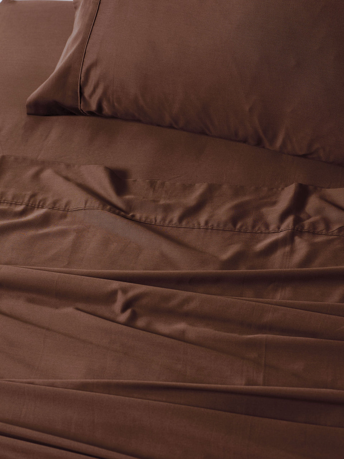 400TC Bamboo/Cotton Nara Chocolate Bamboo Cotton Sheet Set