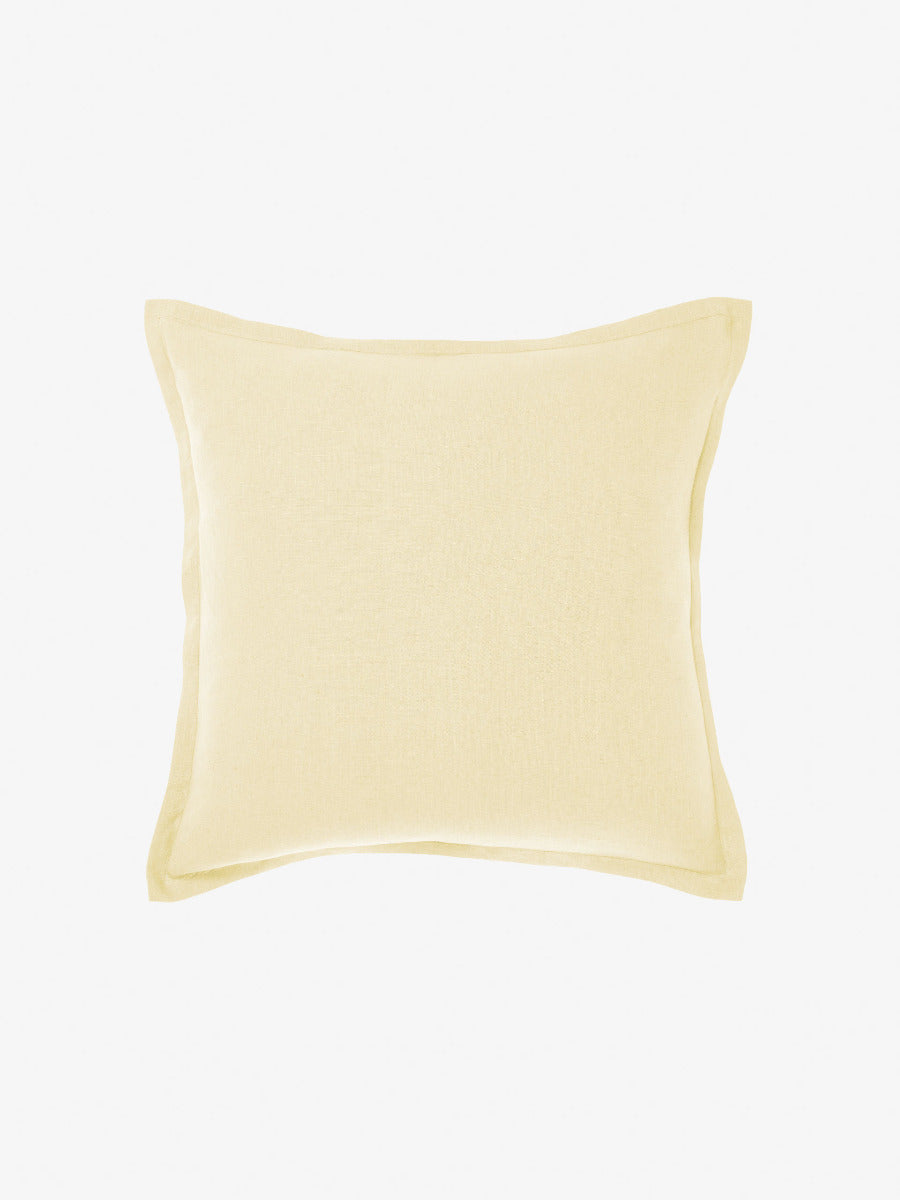 Pure Linen Nimes Lemon 48x48cm Cushion