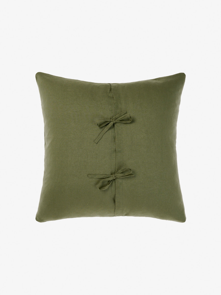 Pure Linen Nimes Moss European Pillowcase