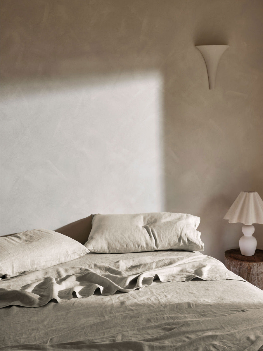 Pure Linen Nimes Natural King Pillowcase