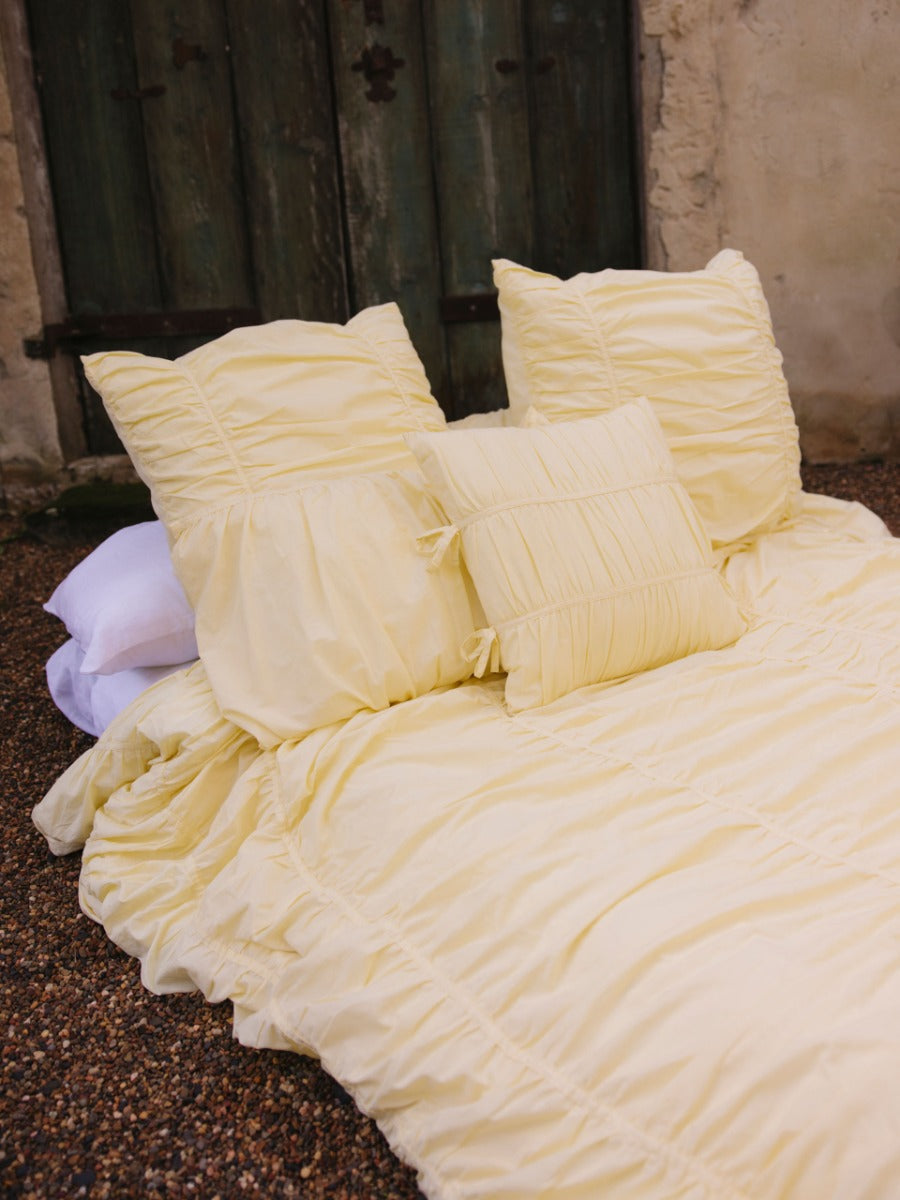 Layla Lemon European Pillowcase