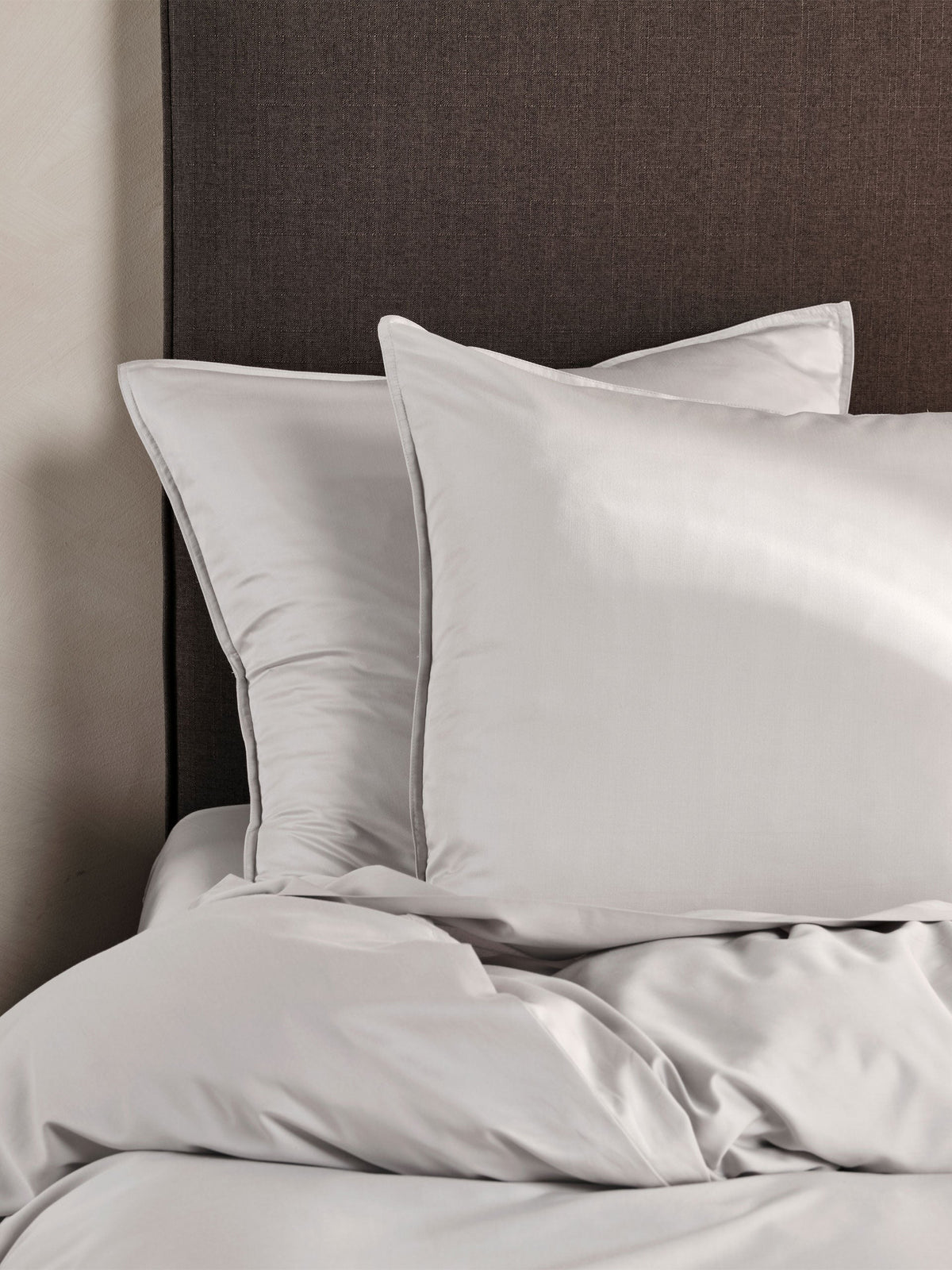 400TC Bamboo/Cotton Nara Silver European Pillowcase
