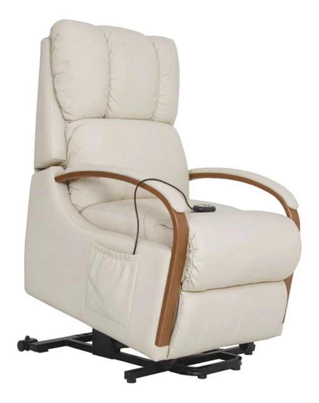 La-Z-Boy Harbor Town Bronze Leather Recliner Lift Chair