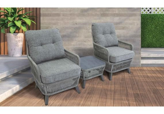 Paris 3 Piece Outdoor Setting