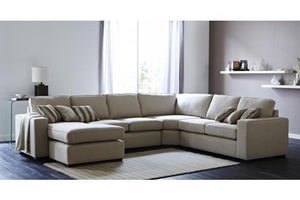 Piazza Fabric Corner Suite with Chaise
