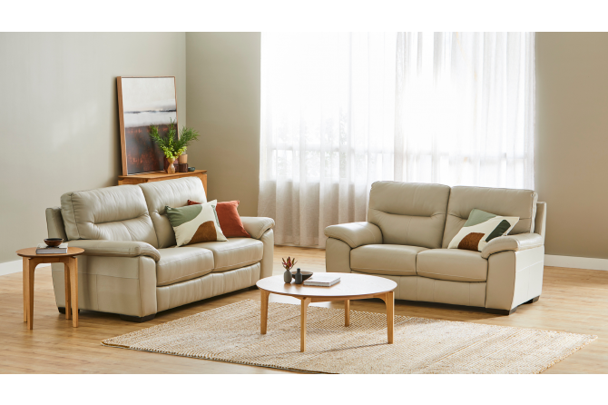 Terrance Leather 2 or 2.5 Seater Sofa