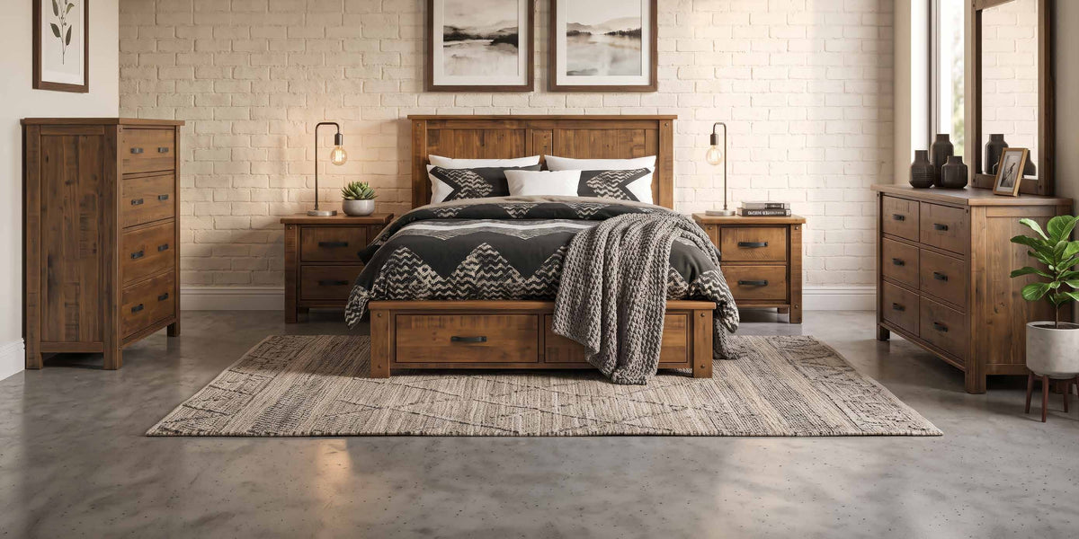 Bedroom furniture at Moores Homemakers