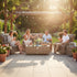 Buenos Aires 4 Piece Outdoor Lounge Set