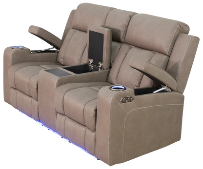 Brookvale 2 Seater Electric Sofa with Centre Console