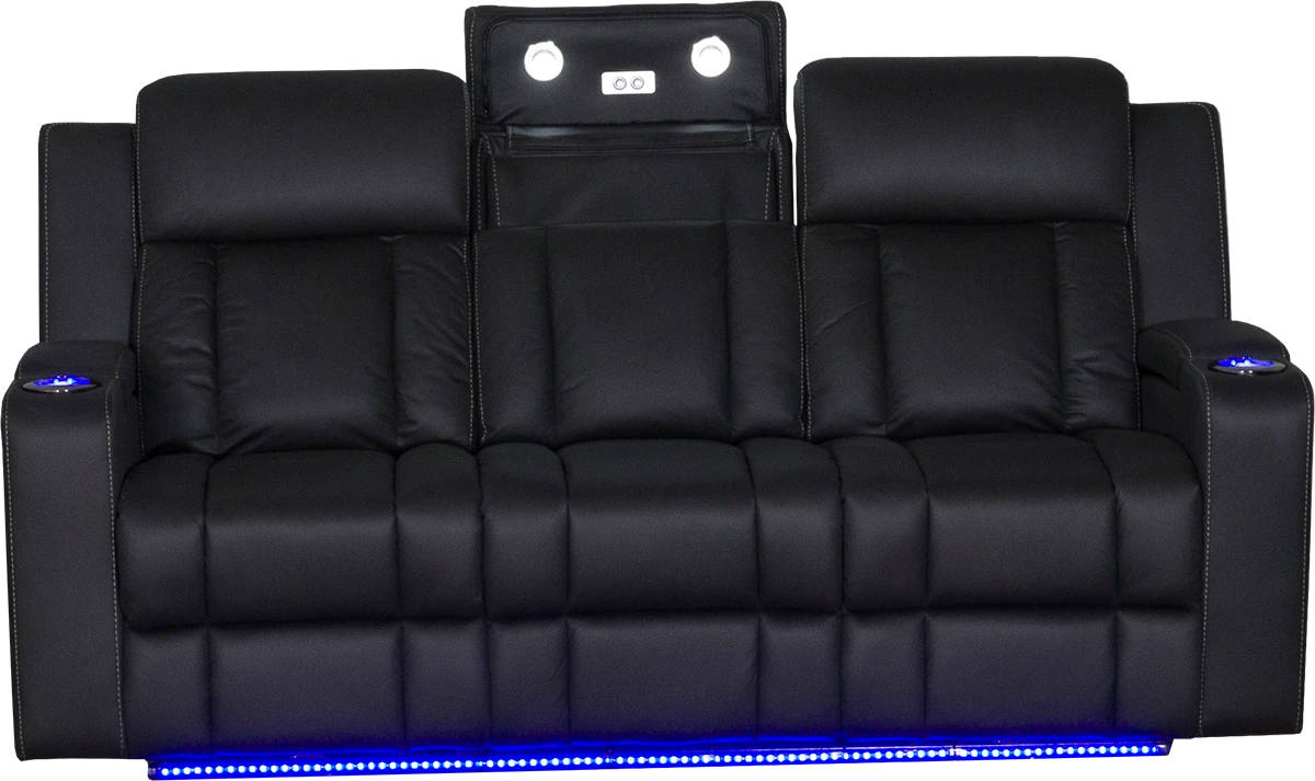 Brookvale 3 Seater Electric Sofa with Drop-Down Tray
