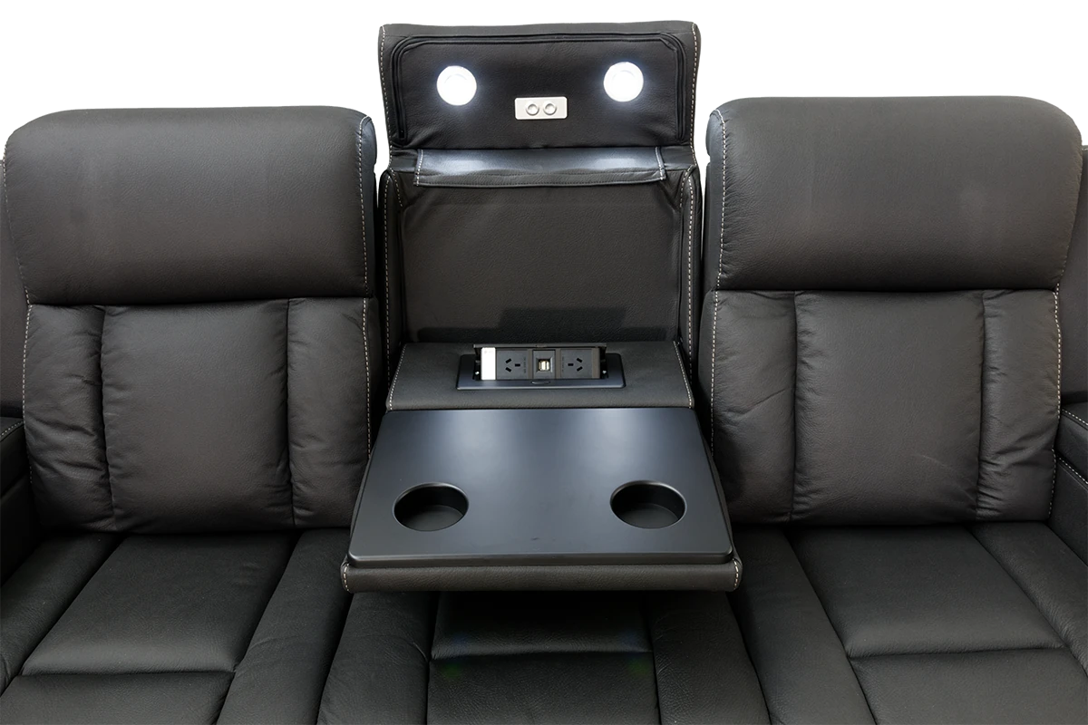 Brookvale 3 Seater Electric Sofa with Drop-Down Tray