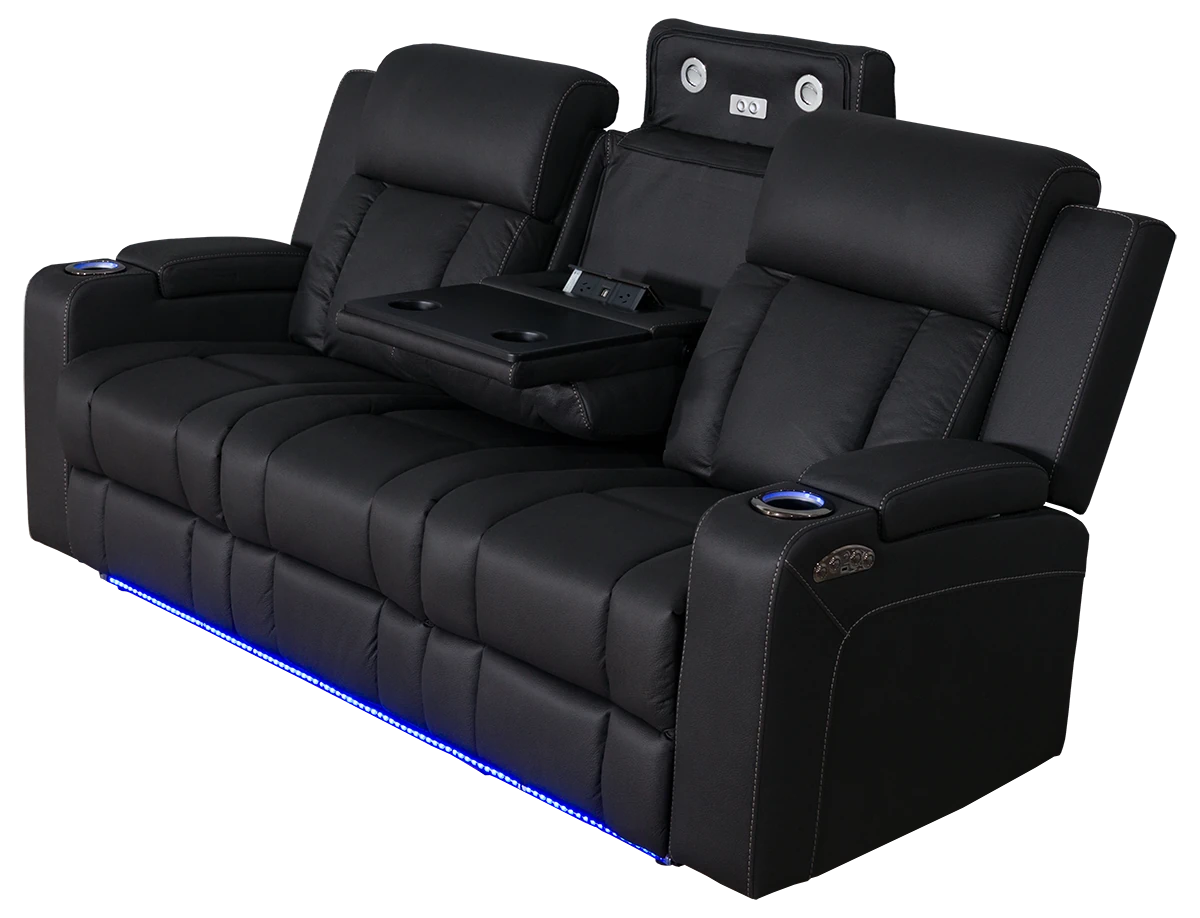 Brookvale 3 Seater Electric Sofa with Drop-Down Tray