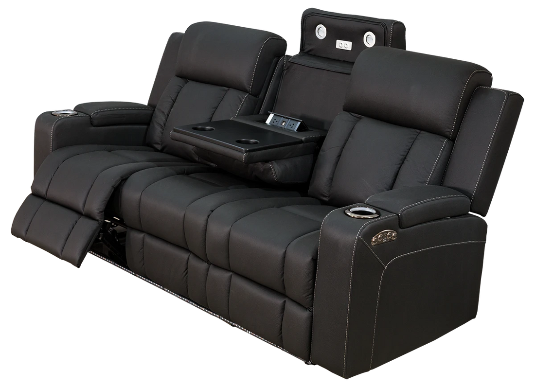 Brookvale 3 Seater Electric Sofa with Drop-Down Tray