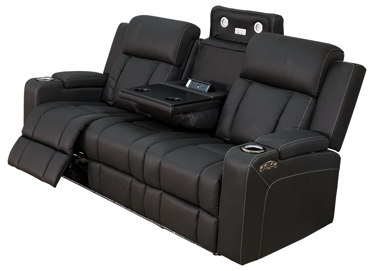 Brookvale 3 Seater Electric Sofa with Drop-Down Tray
