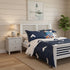Beach House Bed Frame and Bedside table