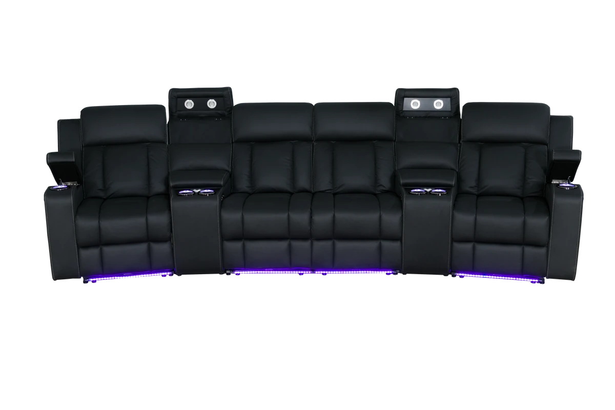 Brookvale 4 Seater Electric Home Theatre Lounge