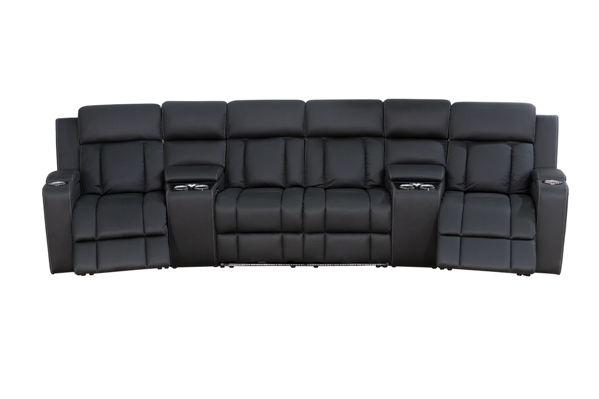 Brookvale 4 Seater Electric Home Theatre Lounge