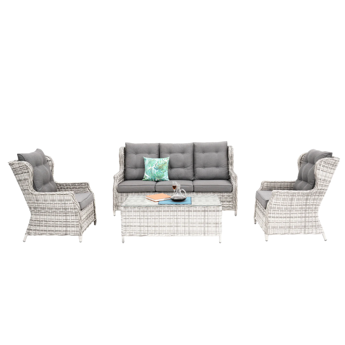 Buenos Aires 4 Piece Outdoor Lounge Set