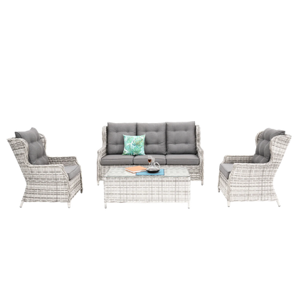 Buenos Aires 4 Piece Outdoor Lounge Set