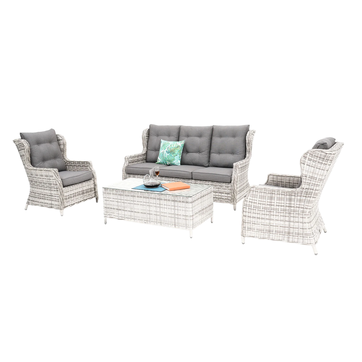 Buenos Aires 4 Piece Outdoor Lounge Set