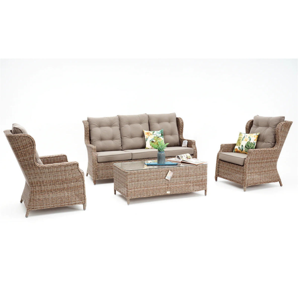 Buenos Aires 4 Piece Outdoor Lounge Set