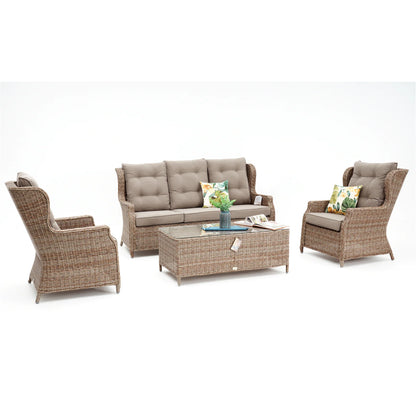 Buenos Aires 4 Piece Outdoor Lounge Set