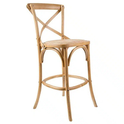 Cafe Kitchen Stool with Back