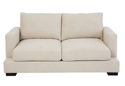 Clovelly Lounge Suite – LHF 2.5 Seater + Corner + RHF 2.5 Seater in Bluefox fabric.
