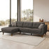 Darlinghurst Sofa Chaise- Left Hand Facing-(Iron Colour)