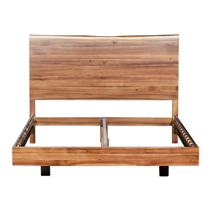 Fortitude Slumber bed frame, Tasmanian Blackwood bed, Rustic timber bed, Custom wood bed frame, Live edge bed design, Natural wood bedroom furniture, Unique grain patterns bed, Handcrafted timber bed, Blackwood bed frame, Luxury wooden bed