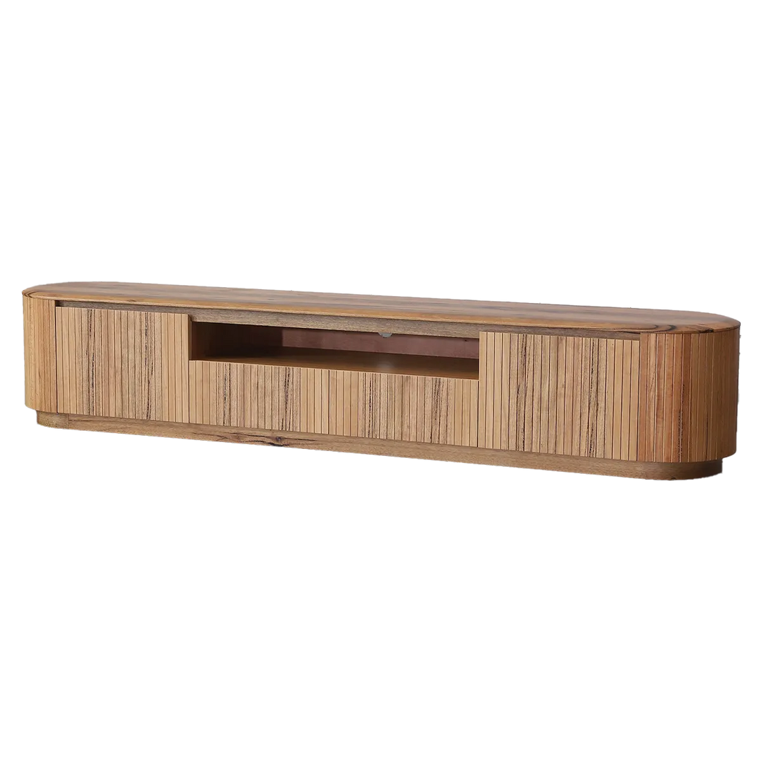 Fremantle TV Unit with Doors and Drawers in Marri timber.