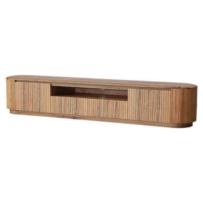 Fremantle TV Unit with Doors and Drawers in Marri timber.
